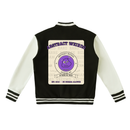 Abstract Weirdo In Weird We Trust Varsity Jacket (Black)
