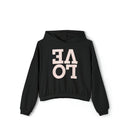 LOVE  Women's Cinched Bottom Hoodie