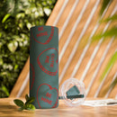 Hearts Skinny Matte Tumbler, 20oz