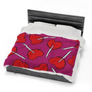 HEART LOLLY Velveteen Plush Blanket