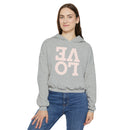 LOVE  Women's Cinched Bottom Hoodie