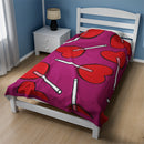 HEART LOLLY Velveteen Plush Blanket