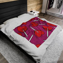 HEART LOLLY Velveteen Plush Blanket