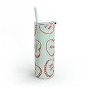 Hearts Skinny Matte Tumbler, 20oz