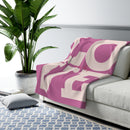 LOVE Sherpa Fleece Blanket