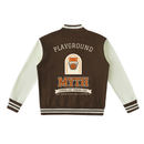 Playground Myth Park League Varsity Jacket (Coffee)