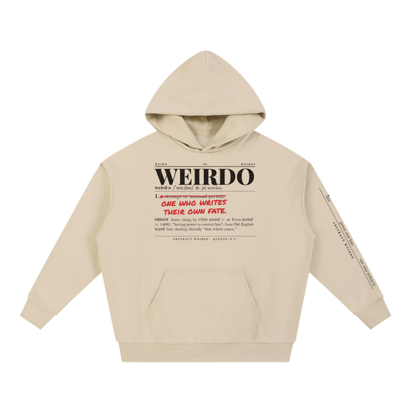 Abstract Weirdo Dictionary Entry Hoodie