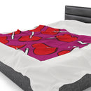 HEART LOLLY Velveteen Plush Blanket
