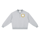 NE CREST Vintage Wash Fleece Quarter Zip Sweatshirt