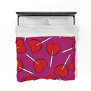 HEART LOLLY Velveteen Plush Blanket