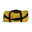 THE WORLD IS YOURS Duffel Bag
