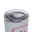 Hearts Skinny Matte Tumbler, 20oz