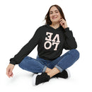 LOVE  Women's Cinched Bottom Hoodie