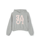 LOVE  Women's Cinched Bottom Hoodie