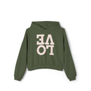LOVE  Women's Cinched Bottom Hoodie