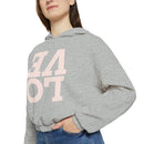 LOVE  Women's Cinched Bottom Hoodie