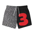 CEMENT 3 (RED) Swim Trunks