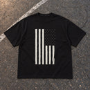 Classic Black Flag tee – flat lay