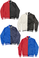 Two Tone Varsity Bomber Jacket-1