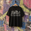The Black Champions TBC tee – on hanger