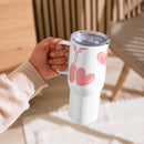 love you Travel mug with a handle