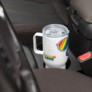 Love is Love Travel mug with a handle