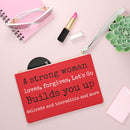 "A strong woman" Clutch Bag