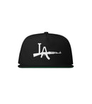 L.AK Snapback (black white)