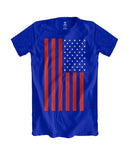 Classic Flag Royal Tshirt (Red White)