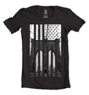 Womens Brooklyn Bridge Flag Tshirt