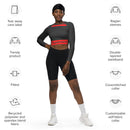 NERD long-sleeve crop top
