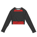 NERD long-sleeve crop top