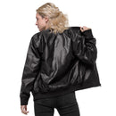 THC Leather Bomber Jacket