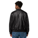 MATTER Leather Bomber Jacket