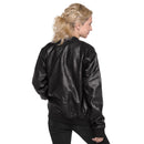 THC Leather Bomber Jacket