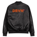 DRVN Leather Bomber Jacket