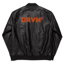 DRVN Leather Bomber Jacket
