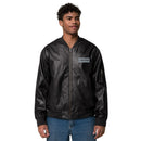 MATTER Leather Bomber Jacket