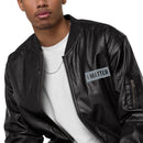 MATTER Leather Bomber Jacket
