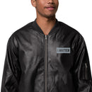 MATTER Leather Bomber Jacket