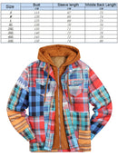 Checkered  Printed Hoodie Fake Two-Piece Jacket Cotton Jacket