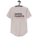 Catch Flights Men's Curved Hem T-Shirt