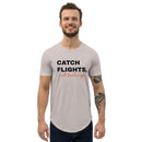 Catch Flights Men's Curved Hem T-Shirt