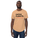 Catch Flights Men's Curved Hem T-Shirt