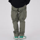 Painted Cargo Pants Mens Drawstring Wide Leg