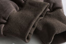 GONTHWID Zipper Pocket Smile Face Patchwork Hoodie