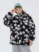 Daisy Print Fleece Full Zip up