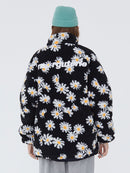 Daisy Print Fleece Full Zip up