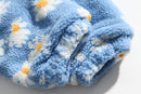 Daisy Print Fleece Full Zip up