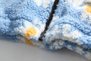 Daisy Print Fleece Full Zip up